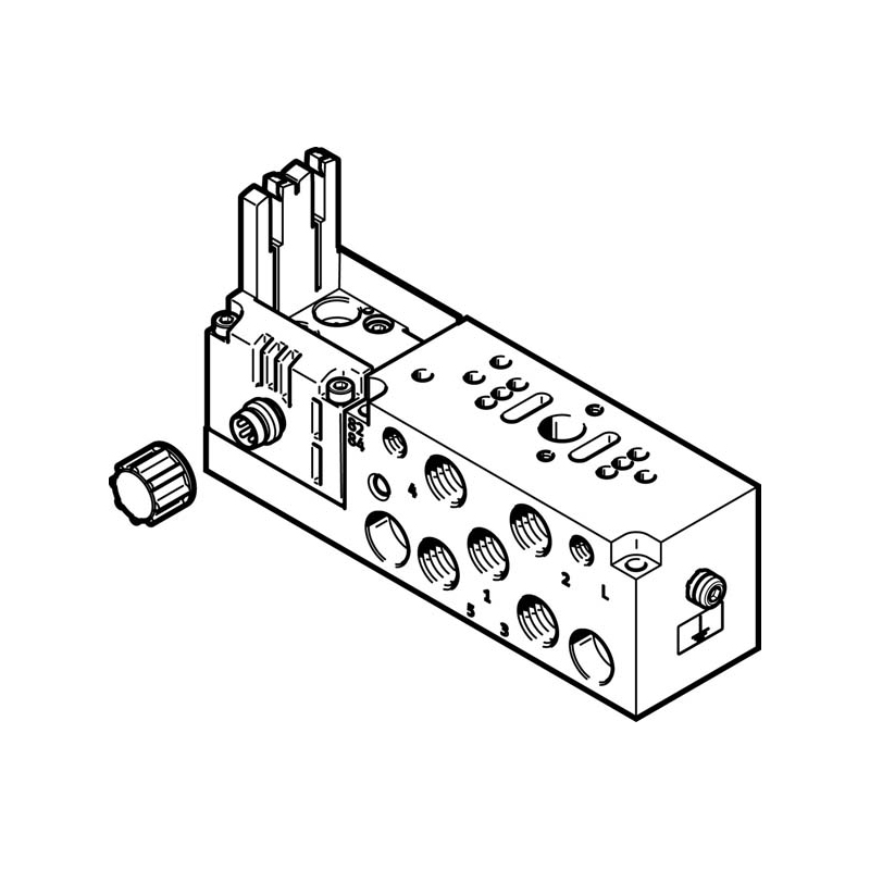 Festo Anschlussplatte VMPA2-IC-AP-S-1-EX1E (8005152) | festo.vogel ...