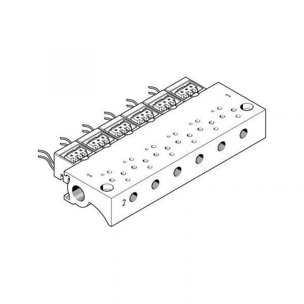Batterieblock MHA1-P8-2-M3-PI