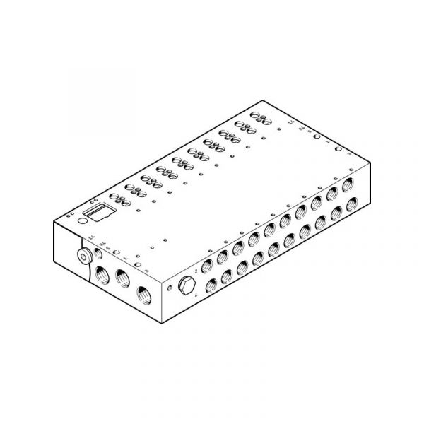 Anschlussleiste VABM-L1-18W-G38-16-G