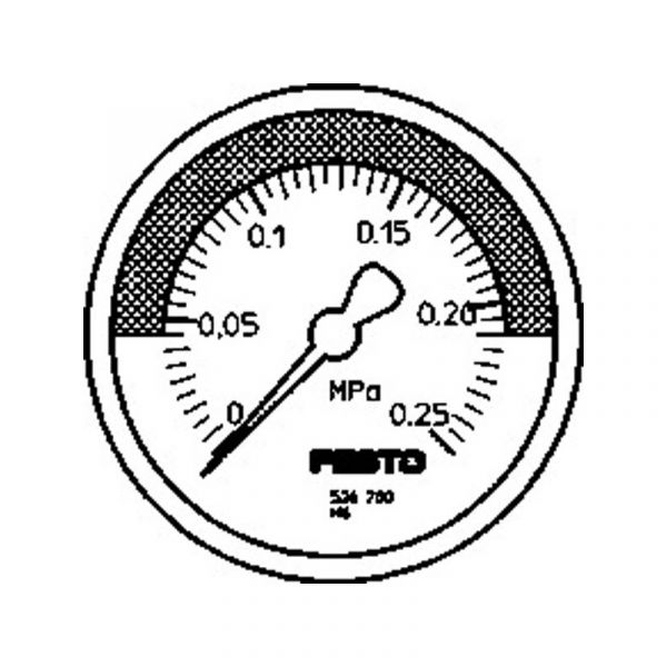 Manometer MA-50-0,25-R1/4-MPA-E-RG