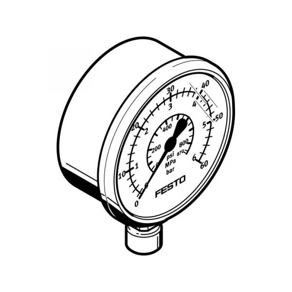 Manometer PAGL-HP3-63-60-G14-RC