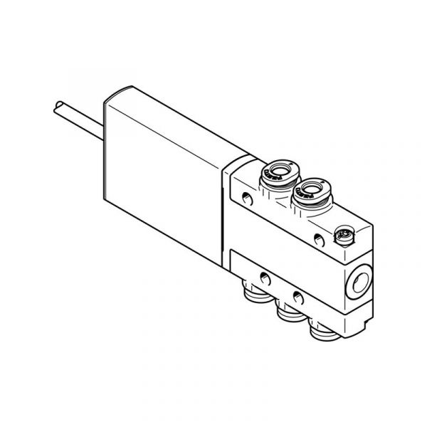 Magnetventil MHE2-MS1H-5/2-QS-4-K
