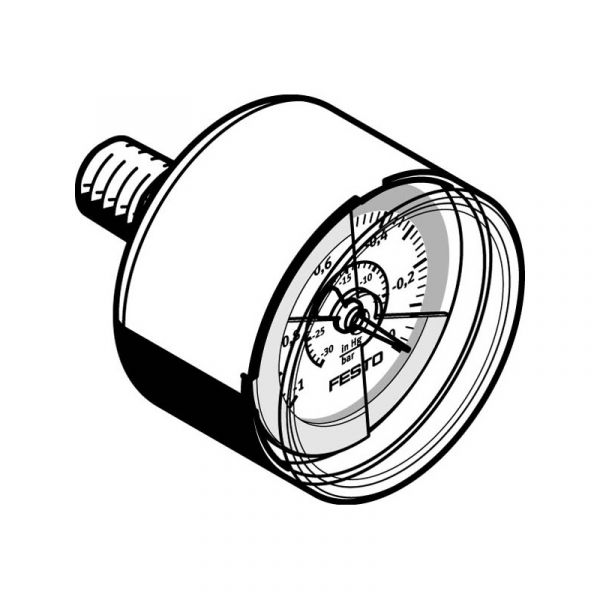 Vakuummeter VAM-40-V1/0-R1/8-E-RG